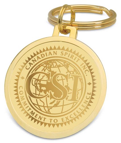 Split-wire Key Ring - Gold